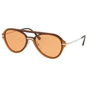 Prada Aviator Style Orange Lens.